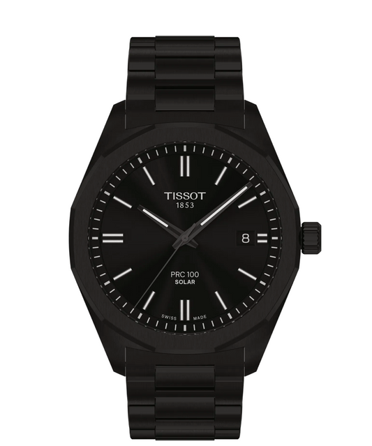 TISSOT PRC 100 SOLAR QUARTZ 39MM NEW