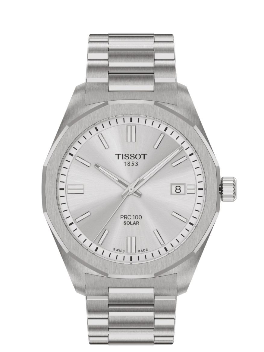 TISSOT PRC 100 SOLAR QUARTZ 39MM NEW