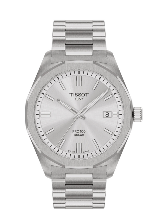 TISSOT PRC 100 SOLAR QUARTZ 39MM NEW