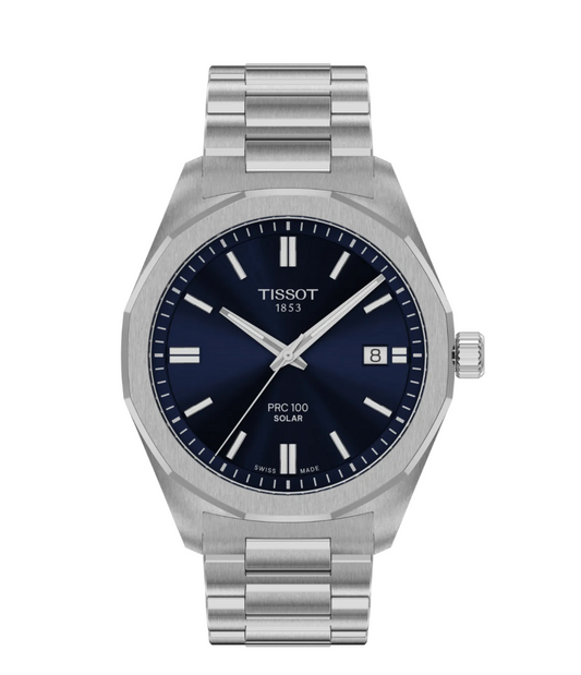 TISSOT PRC 100 SOLAR QUARTZ 39MM NEW