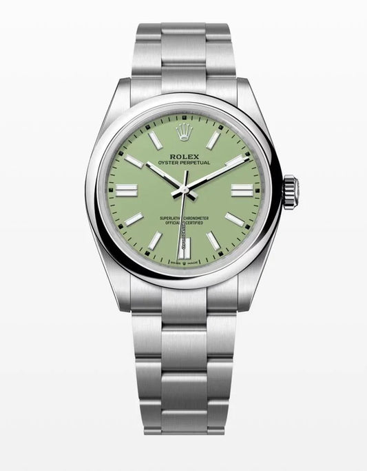 Rolex Oyster Perpetual 41mm New Model 2025 Pistachio Dial NEW
